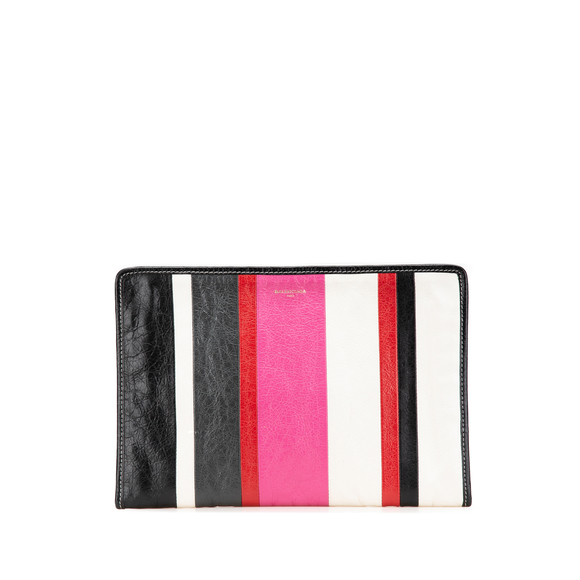 Pre-Loved Balenciaga Lambskin Bazar Clutch - Picture 1 of 12